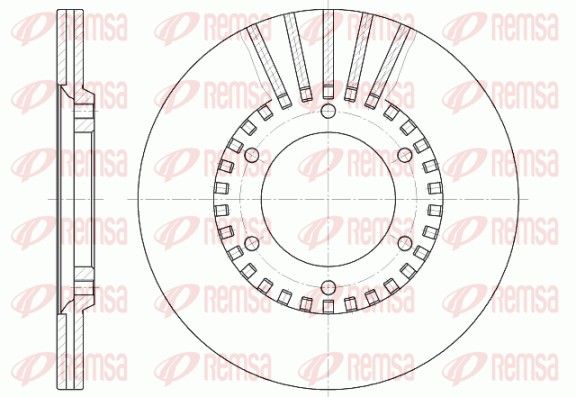 REMSA 6337.10 Brake Disc
