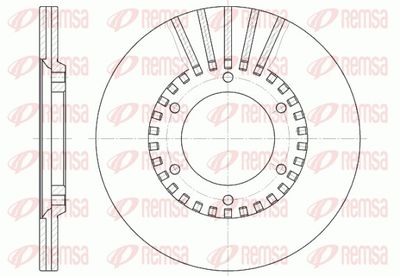 Brake Disc REMSA 6337.10