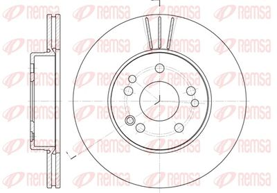 Brake Disc REMSA 6338.10