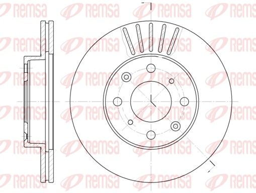 REMSA 6369.10 Brake Disc