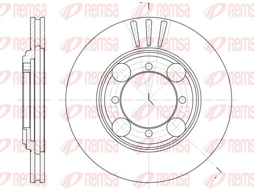 REMSA 6375.10 Brake Disc