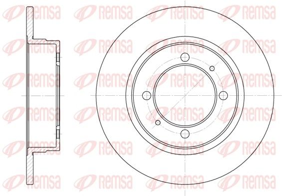 REMSA 6390.00 Brake Disc