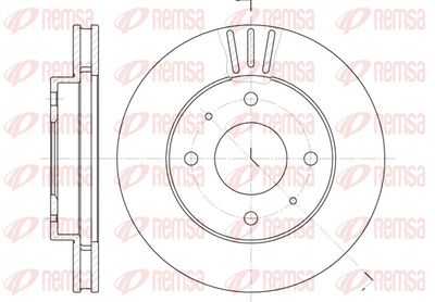 Brake Disc REMSA 6394.11