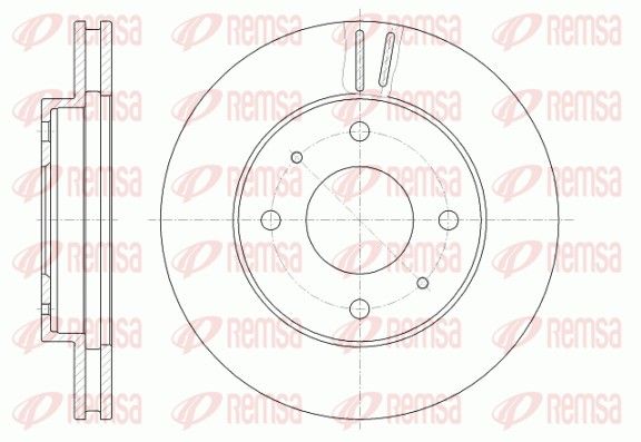REMSA 6394.10 Brake Disc