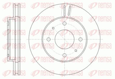 Brake Disc REMSA 6394.10