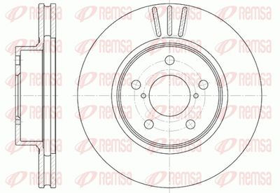 Brake Disc REMSA 6397.10