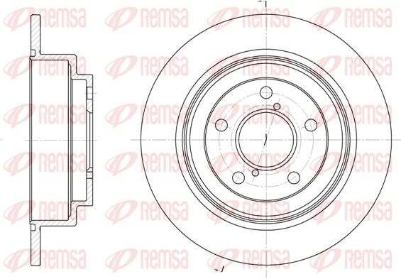 REMSA 6398.00 Brake Disc