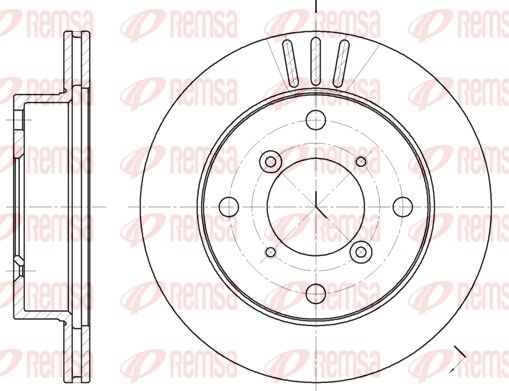 REMSA 6399.10 Brake Disc