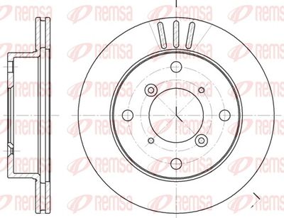 Brake Disc REMSA 6399.10