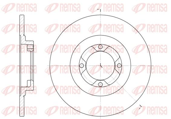 REMSA 6400.00 Brake Disc
