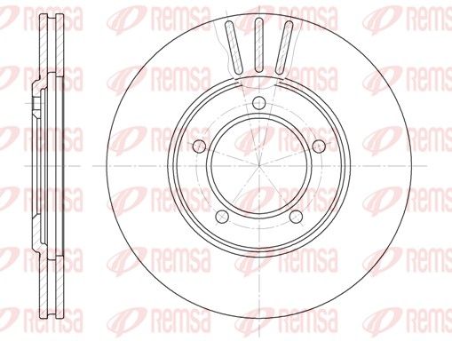 REMSA 6404.10 Brake Disc