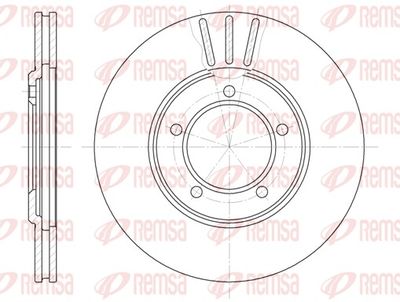 Brake Disc REMSA 6404.10