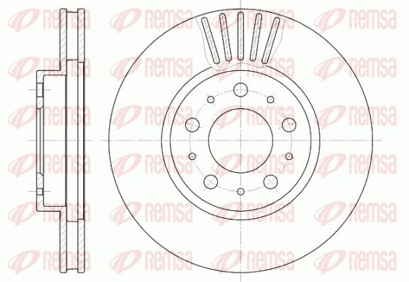 REMSA 6410.10 Brake Disc