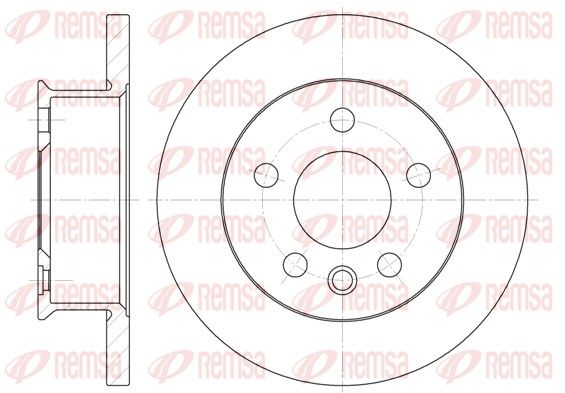 REMSA 6414.00 Brake Disc