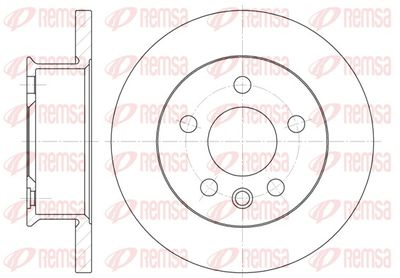 Brake Disc REMSA 6414.00