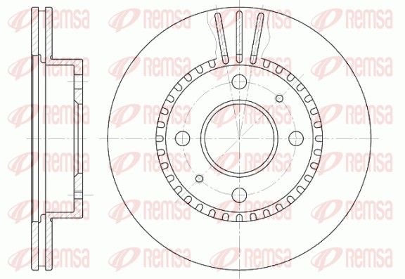 REMSA 6423.10 Brake Disc