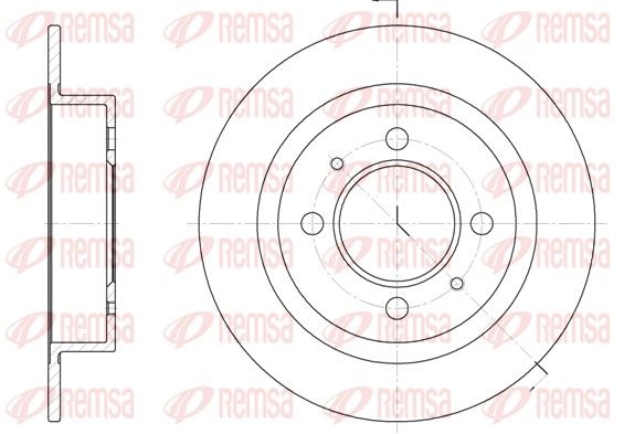 REMSA 6424.00 Brake Disc