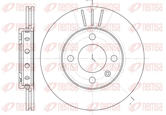 REMSA 6426.10 Brake Disc