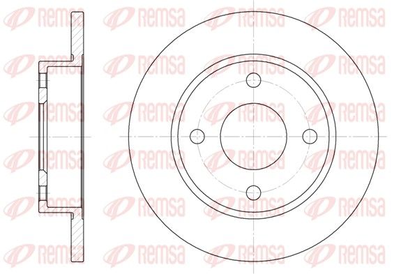 REMSA 6427.00 Brake Disc