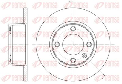 Brake Disc REMSA 6433.00