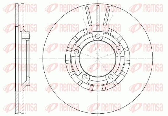 REMSA 6437.10 Brake Disc