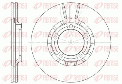 Brake Disc REMSA 6437.10
