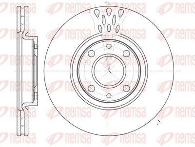 Brake Disc REMSA 6443.10