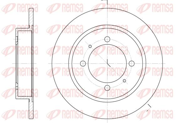 REMSA 6447.00 Brake Disc