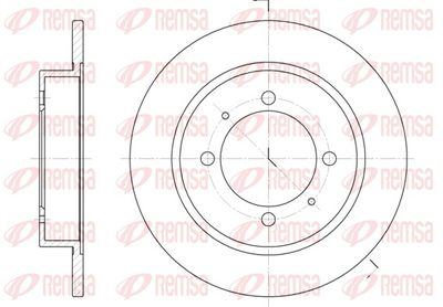 Brake Disc REMSA 6447.00
