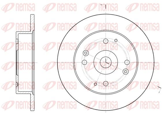 REMSA 6448.00 Brake Disc