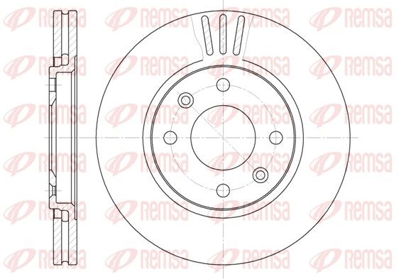 REMSA 6449.10 Brake Disc