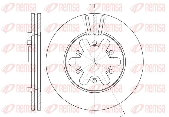 REMSA 6450.10 Brake Disc