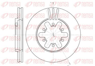 Brake Disc REMSA 6450.10