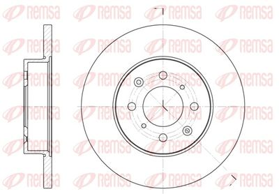 Brake Disc REMSA 6451.00