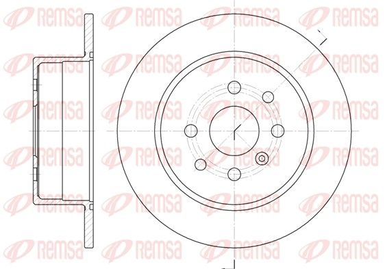 REMSA 6454.00 Brake Disc