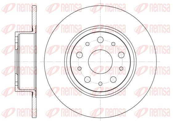 REMSA 6457.00 Brake Disc