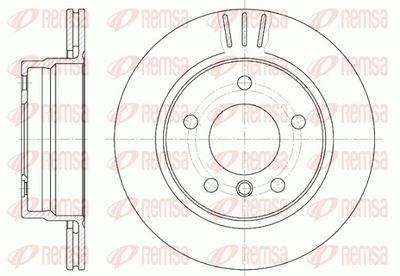 Brake Disc REMSA 6458.10