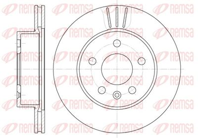 Brake Disc REMSA 6460.10