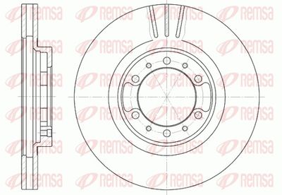 Brake Disc REMSA 6462.10