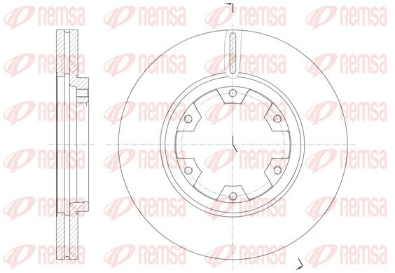 REMSA 6466.10 Brake Disc