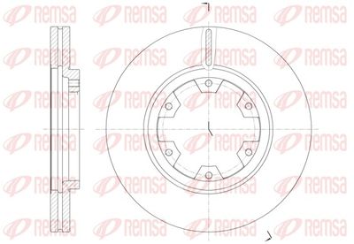 Brake Disc REMSA 6466.10