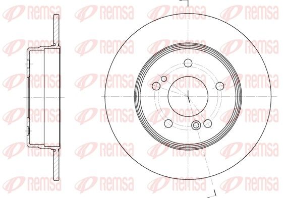 REMSA 6467.00 Brake Disc