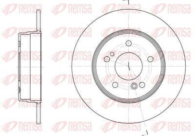 Brake Disc REMSA 6467.00