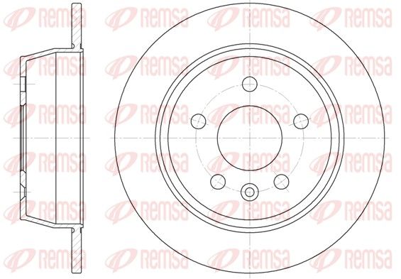 REMSA 6471.00 Brake Disc