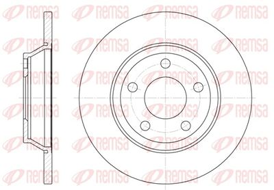 Brake Disc REMSA 6472.00