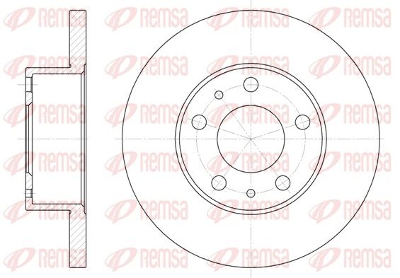 REMSA 6473.00 Brake Disc