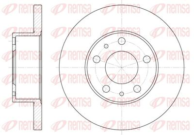 Brake Disc REMSA 6473.00