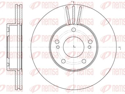 Brake Disc REMSA 6474.10