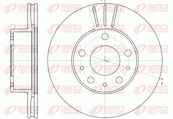 REMSA 6476.10 Brake Disc