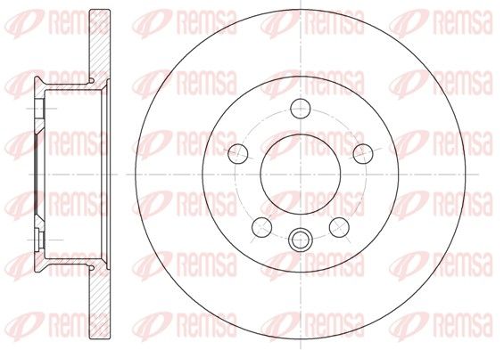 REMSA 6481.00 Brake Disc